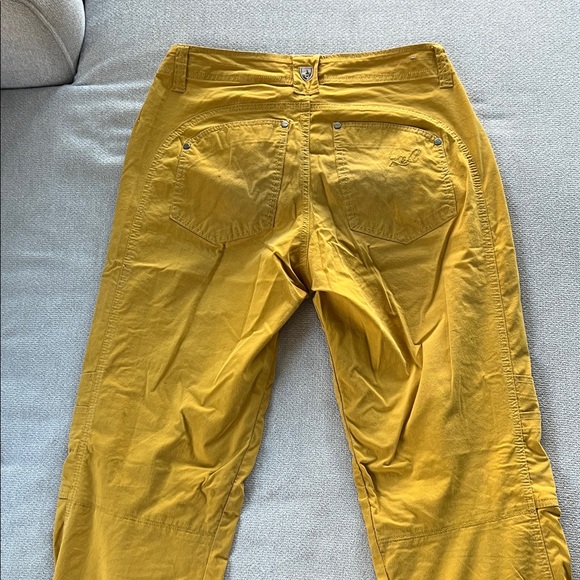Women’s kuhl yellow hiking pants - Picture 4 of 7